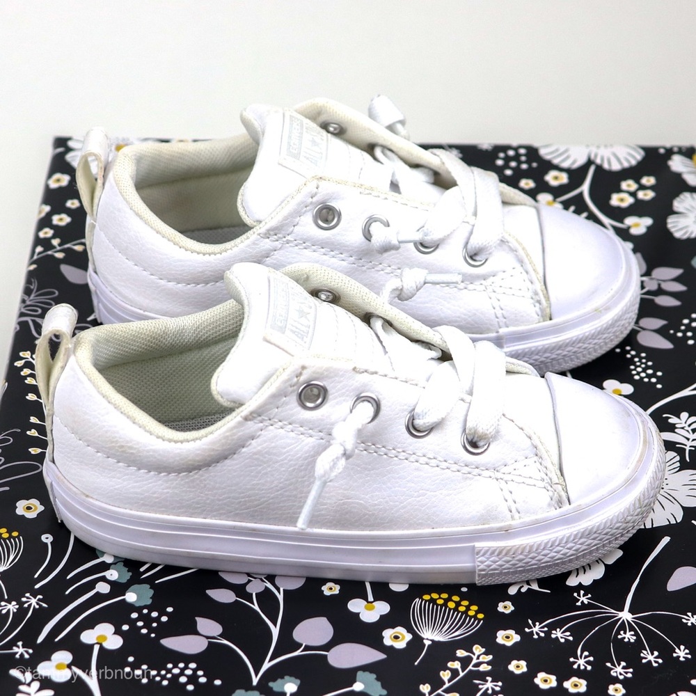 CONVERSE Allstar White Toddler Kids Sneaker Size 9